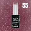 Kép 2/3 - NTN Prémium Gél lakk Glitter Rosewood 55. pink színárnyalat