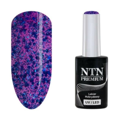 NTN Prémium Gél lakk 086. Glitter Purple Blue