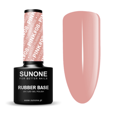 Sunone Rubber Base Pink#08 5g
