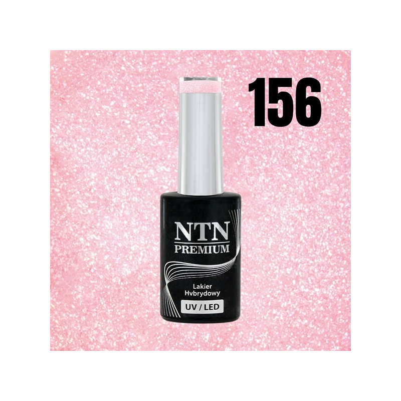 NTN Prémium Gél lakk Glitter Blush Pink színárnyalat