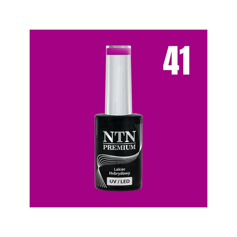 NTN Prémium Gél lakk Dark Fuschia 41. pink színű