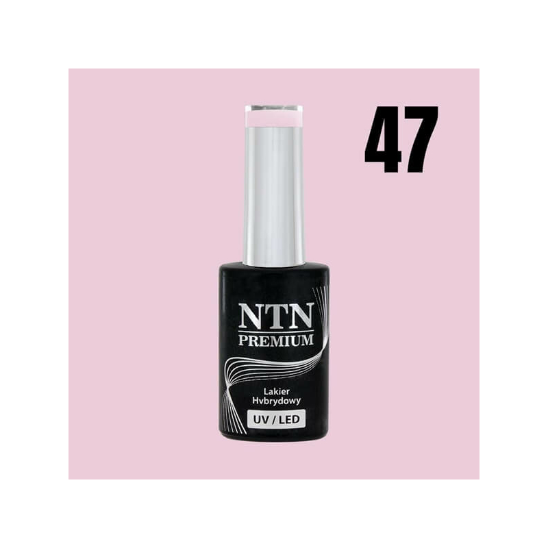 NTN Prémium Gél lakk Pale Pink 47. pink színárnyalat