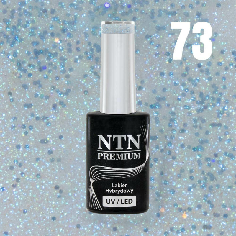 NTN Prémium Gél lakk  Glitter Sky 73. Kék színárnyalat