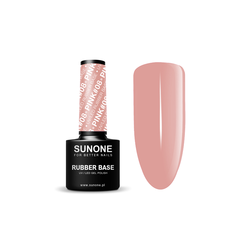 Sunone Rubber Base Pink#08 5g