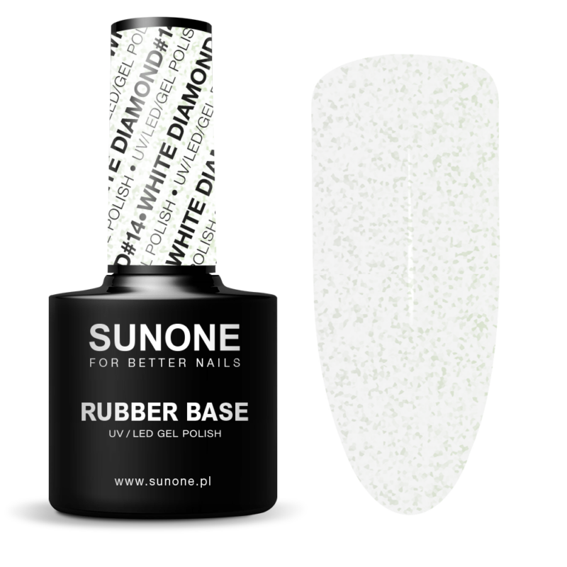 Sunone Rubber Base White Diamond#14 12g