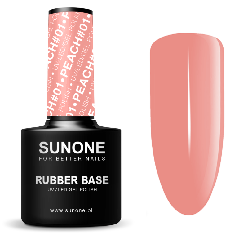 Sunone Rubber Base Peach#01 12g