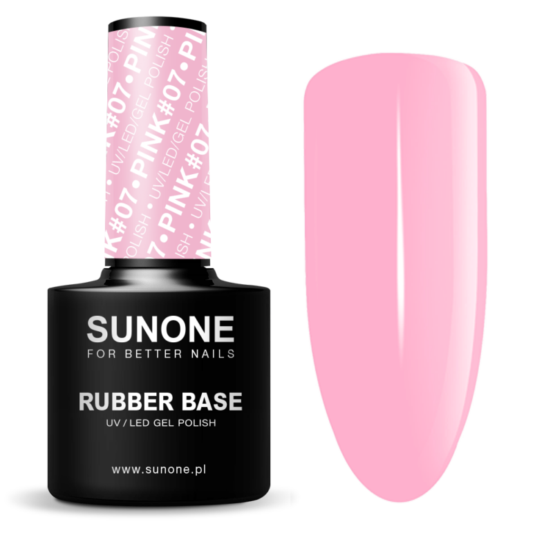 Sunone Rubber Base Pink#07 12g