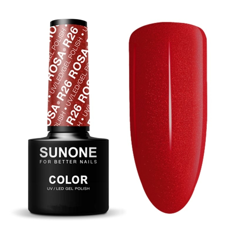 Gél lakk Sunone R26 Rosa piros színárnyalat