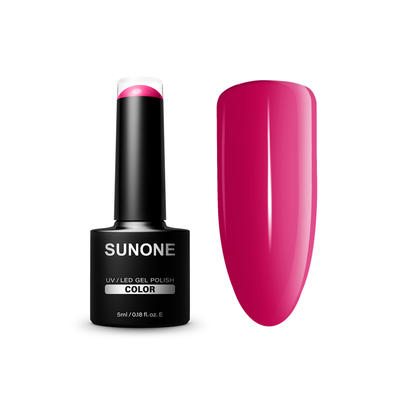 Gél lakk Sunone R18 Rubin pink színárnyalat
