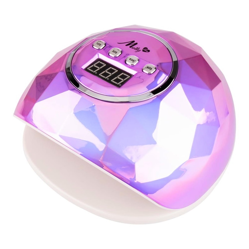 Műkörmös lámpa  LED - UV Diamond  Purple 86 Watt